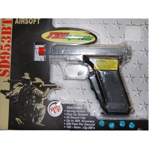 See Airsoft Pistol 1 Spring TSD Sports 953 Clear Pistol Airsoft Gun