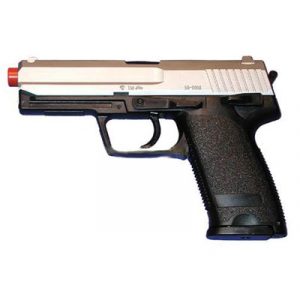 See Airsoft Pistol 1 Spring UHC USP Pistol FPS-200, Two Tone Airsoft Gun