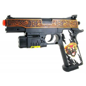 See Airsoft Pistol 1 Spring UK Arms K-55AF Pistol FPS-200 Laser Airsoft Gun