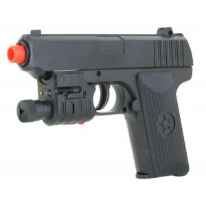 See Airsoft Pistol 1 Spring UK Arms M333AF Pistol FPS-180 Laser Airsoft Gun
