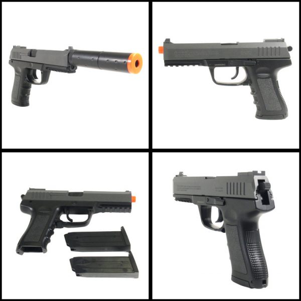 See Airsoft Pistol 2 Spring UTG U978 Navy Seal Pistol FPS-245 Airsoft Gun