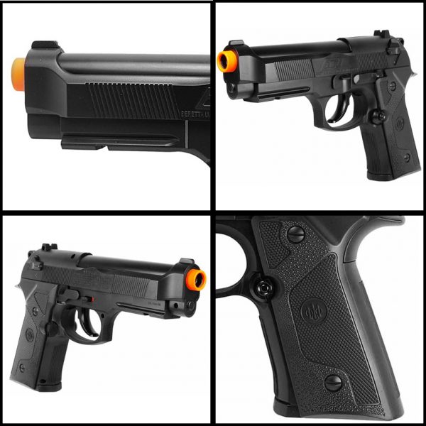 See Airsoft Pistol 2 CO2 Beretta Elite II Pistol FPS-380 Non-Blowback Airsoft Gun