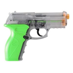 See Airsoft Pistol 1 CO2 Crosman Z11 Zombie Eliminator Clear FPS-400 Airsoft Pistol
