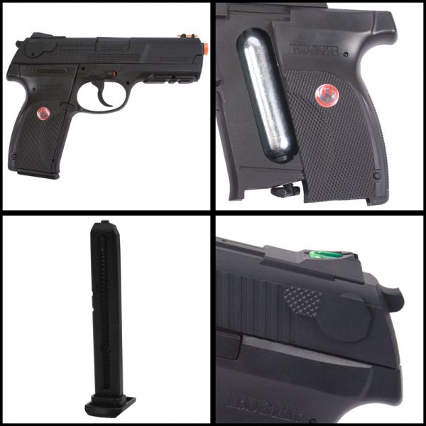 See Airsoft Pistol 2 CO2 Ruger P345PR Pistol FPS-380 Non-Blowback Airsoft Gun
