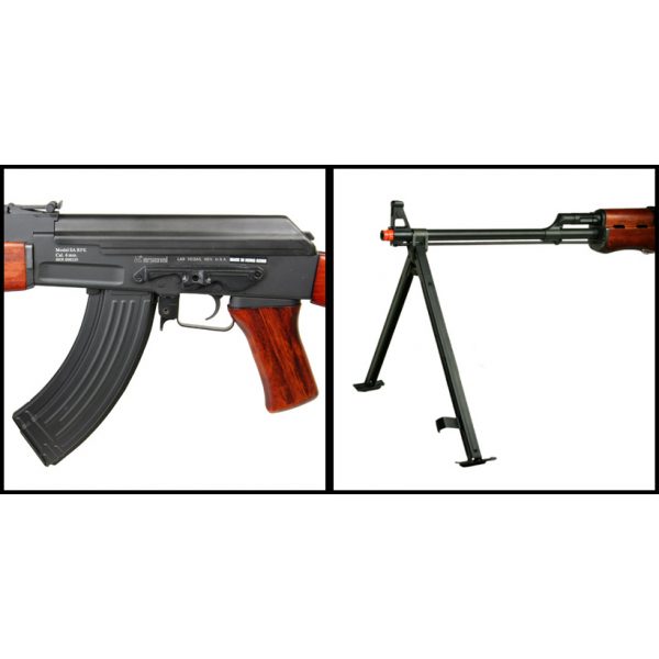 See Airsoft Rifle 2 Classic Army Electric Full Metal Real Wood RPK-7 Machine Gun FPS-375 Airsoft Gun