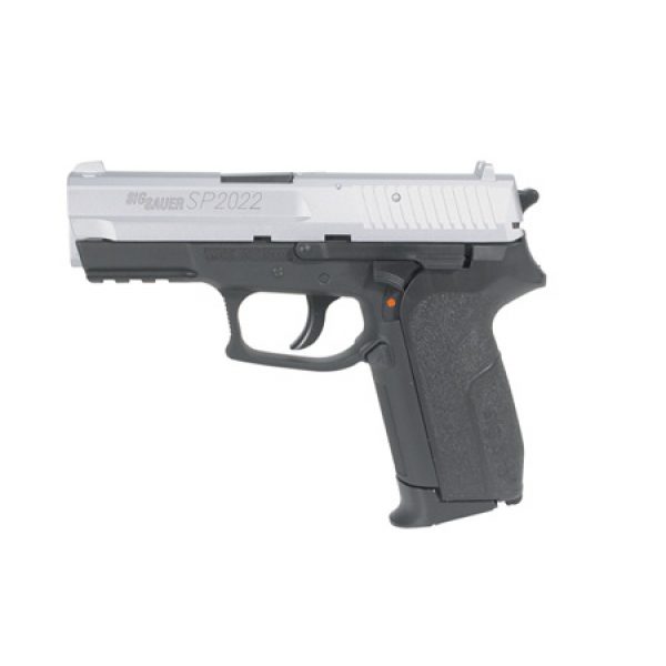 See Airsoft Pistol 1 CO2 Sig Sauer SP2022 Pistol Silver and Black FPS-328 Airsoft Gun