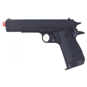 See Airsoft Pistol 1 CO2 Stunt Studios 1911 Black Pistol FPS-340 Airsoft Gun