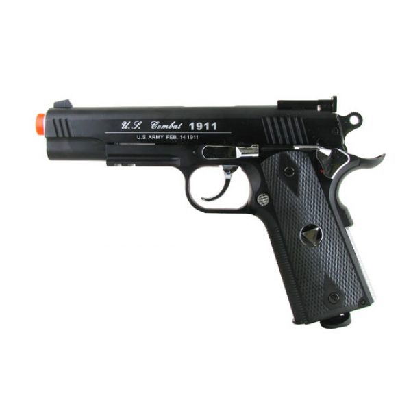 See Airsoft Pistol 1 CO2 TSD Tactical 601 All Black Pistol FPS-525 Blowback Airsoft Gun