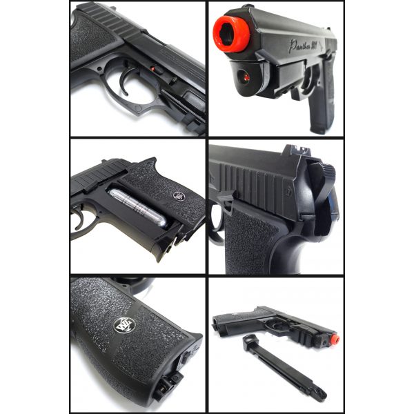See Airsoft Pistol 2 CO2 WG Panther 801 Pistol FPS-500 Blowback Airsoft Gun