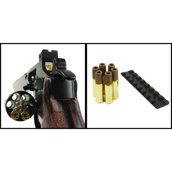 See Airsoft Pistol 2 CO2 WG Sport Revolver 7 Series FPS-425 BB Gun