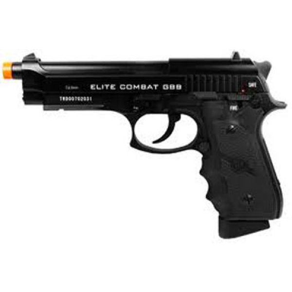 See Airsoft Pistol 1 Crosman Gameface Elite Combat CO2 Blowback FPS-330 Full Metal Airsoft Pistol