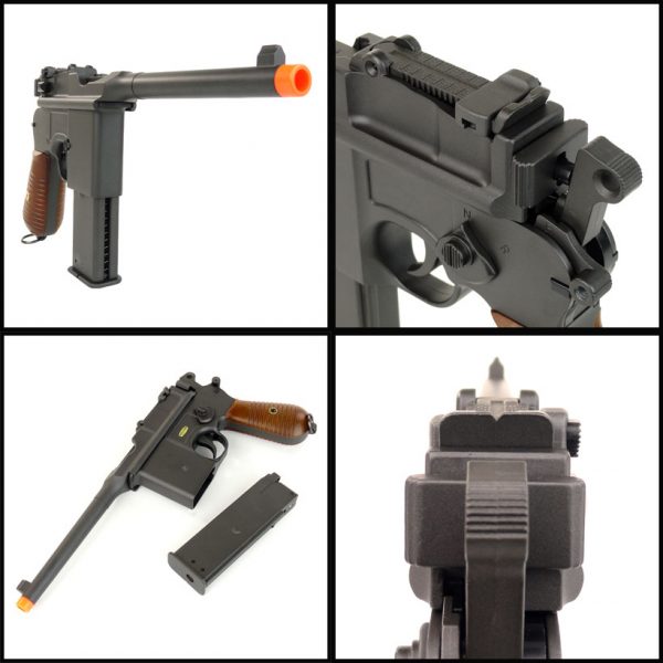See Airsoft Pistol 2 Green Gas 196 HFC Box Cannon FPS-430 Airsoft Gun