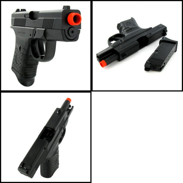 See Airsoft Pistol 2 Green Gas Blowback Sub-Compact Tactical Pistol FPS-320 Airsoft Gun