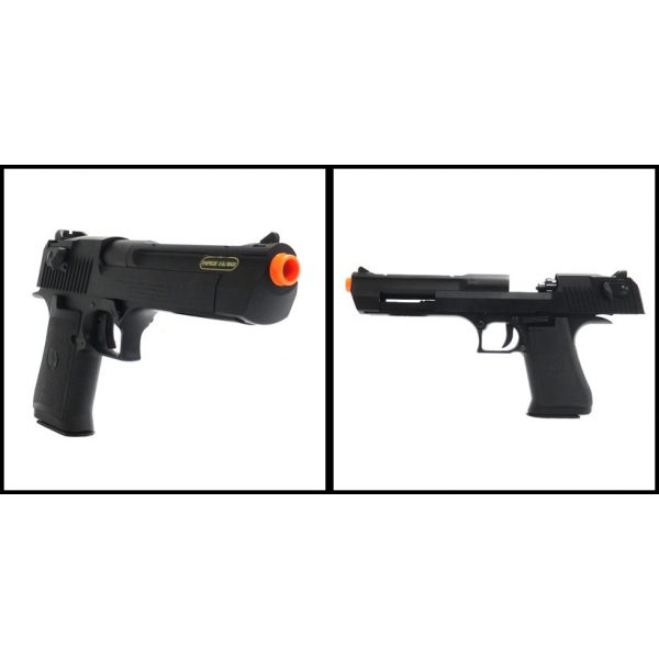 See Airsoft Pistol 2 Green Gas Desert Eagle .50AE Pistol FPS-300 Blowback Airsoft Gun