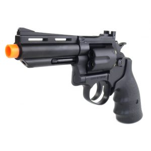 See Airsoft Pistol 1 Green Gas HFC 132 FPS-280 Non-Blowback Black Revolver Airsoft Pistol