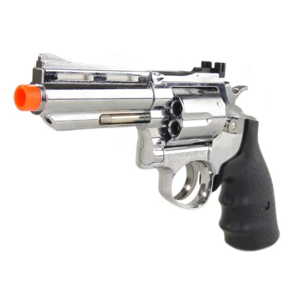 See Airsoft Pistol 1 Green Gas HFC 132S FPS-280 Non-Blowback Silver Revolver Airsoft Pistol