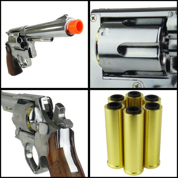 See Airsoft Pistol 2 Green Gas HFC HG-131C FPS-350 Airsoft Revolver Pistol