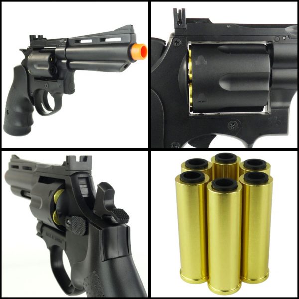 See Airsoft Pistol 2 Green Gas HFC HG-132B FPS-350 Airsoft Revolver Pistol