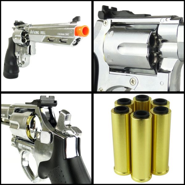 See Airsoft Pistol 2 Green Gas HFC HG-133C FPS-350 Airsoft Revolver Pistol