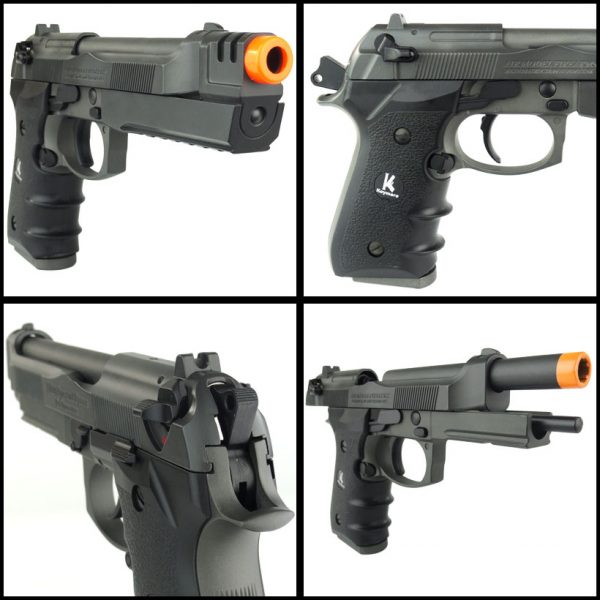 See Airsoft Pistol 2 Green Gas HFC HG-193 FPS-350 Full Metal Blowback Airsoft Pistol