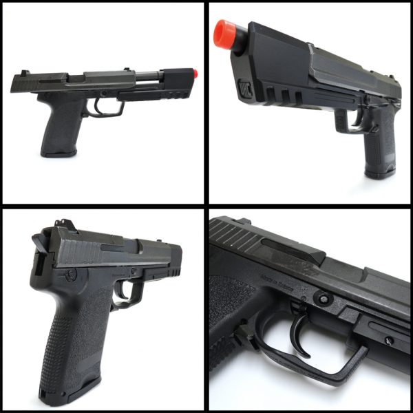 See Airsoft Pistol 2 Green Gas KJW Tomb Raider Pistol Long FPS-375 Blowback Airsoft Gun