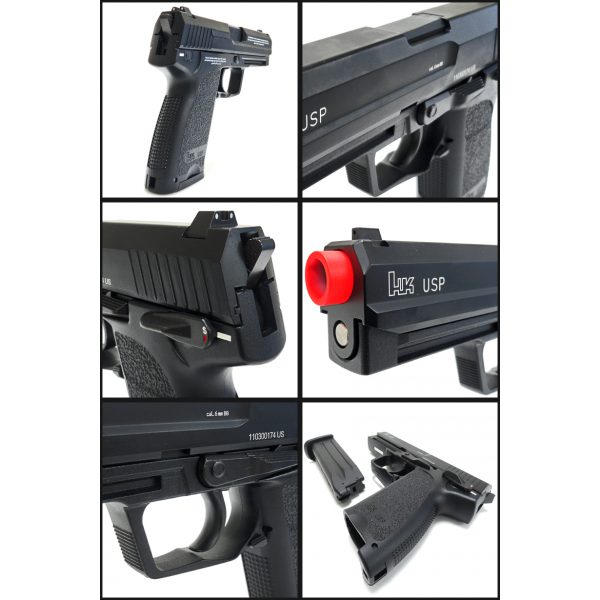 See Airsoft Pistol 2 Green Gas KWA H&K USP Pistol FPS-410 Blowback Airsoft Gun