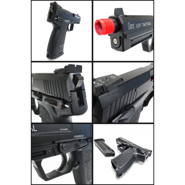 See Airsoft Pistol 2 Green Gas KWA H&K USP Tactical Pistol FPS-410 Blowback Airsoft Gun