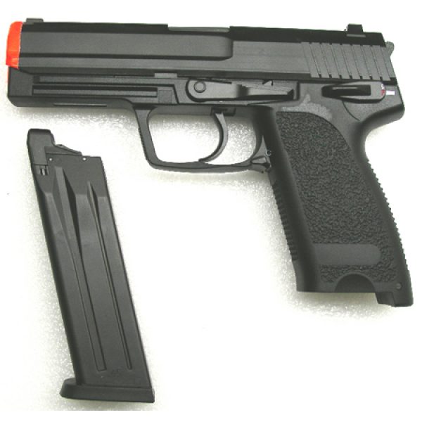 See Airsoft Pistol 1 Green Gas KWA KP8 Blade Trinity Style USP Pistol FPS-285 Blowback, Heavyweight Airsoft Gun (Black)
