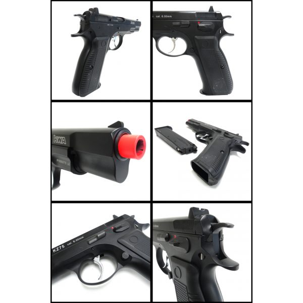 See Airsoft Pistol 2 Green Gas KWA KZ75 NS2 PTP Pistol FPS-410 Blowback Airsoft Gun