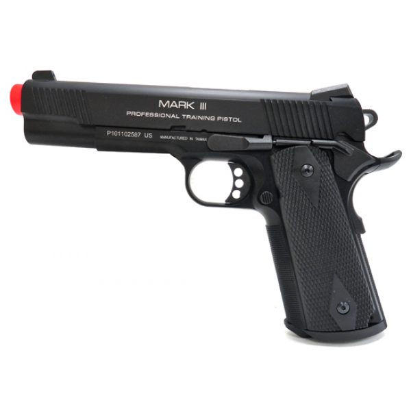 See Airsoft Pistol 1 Green Gas KWA M1911 Mark III PTP Pistol FPS-400 Blowback Airsoft Gun
