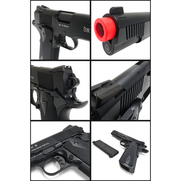 See Airsoft Pistol 2 Green Gas KWA M1911 Mark III PTP Pistol FPS-400 Blowback Airsoft Gun