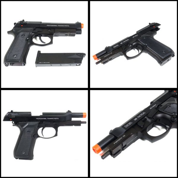 See Airsoft Pistol 2 Green Gas KWA M9A1 PTP Tactical Pistol FPS-445 Blowback Airsoft Gun