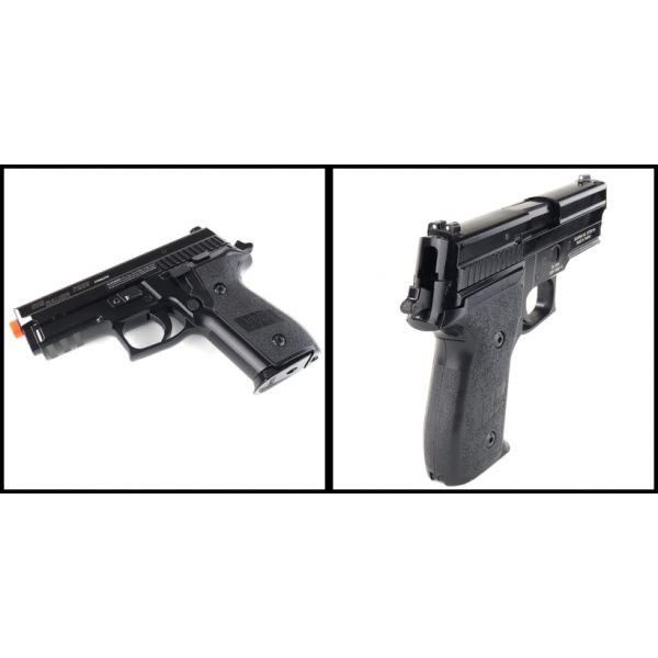 See Airsoft Pistol 2 Green Gas Sig Sauer P229 Licensed Full Metal Blowback FPS-328 Airsoft Pistol