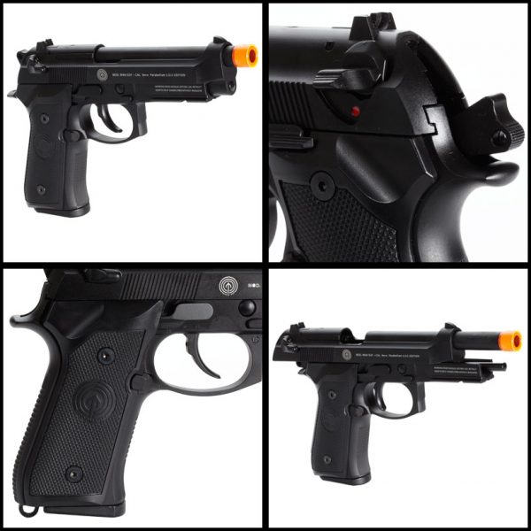 See Airsoft Pistol 2 Green Gas Socom Gear M9A1 Madbull FPS-330 Blowback Airsoft Pistol