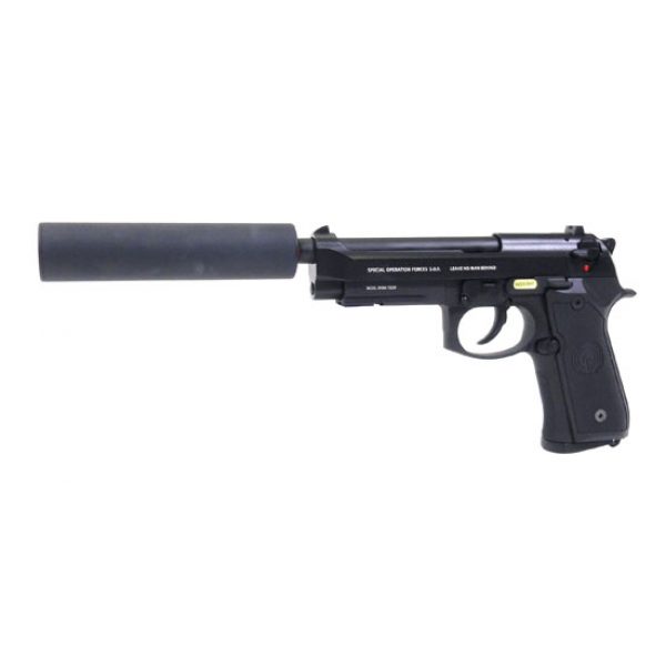See Airsoft Pistol 1 Green Gas SOCOM Gear M9A1 Tactical Black Pistol FPS-415 Blowback Airsoft Gun