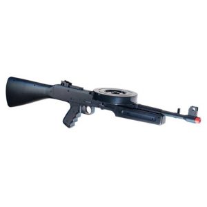 See Airsoft Rifle 1 Crosman Electric Pulse R75 Rifle FPS-300 Full Stock, High Capacity Gravity Fed Hopper Airsoft Gun