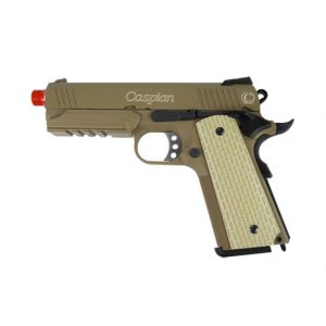 See Airsoft Pistol 1 Green Gas TSD Caspian Combat Warrior 45 Pistol FPS-400 Full Metal, Blowback Airsoft Gun