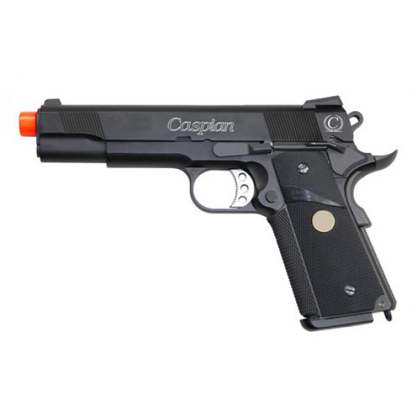 See Airsoft Pistol 1 Green Gas TSD Caspian WE 1911-TAC Pistol Black FPS-400 Full Metal, Blowback Airsoft Gun