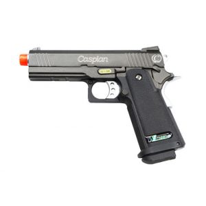 See Airsoft Pistol 1 Green Gas TSD Caspian WE Hi-Capa 4.3 Pistol FPS-400 Full Metal, Blowback Airsoft Gun