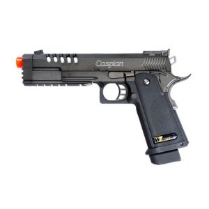 See Airsoft Pistol 1 Green Gas TSD Caspian WE Hi-Capa 5.1K-TAC Pistol FPS-400 Full Metal, Blowback Airsoft Gun