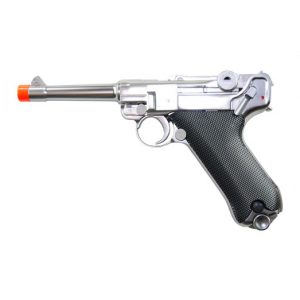 See Airsoft Pistol 1 Green Gas TSD WE P08 Pistol FPS-400 Full Metal, Blowback Airsoft Gun