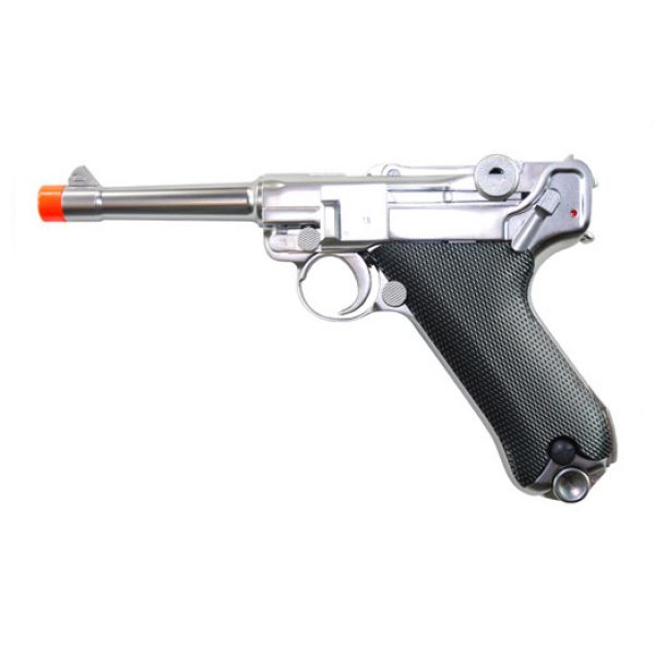 See Airsoft Pistol 1 Green Gas TSD WE P08 Pistol FPS-400 Full Metal, Blowback Airsoft Gun