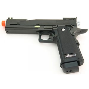 See Airsoft Pistol 1 Green Gas WE 1911 Style Pistol FPS-300, Blowback, Heavyweight Airsoft Gun