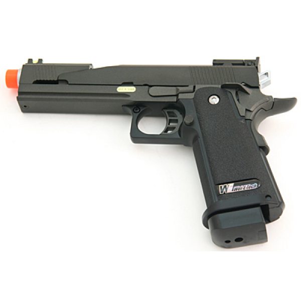 See Airsoft Pistol 1 Green Gas WE 1911 Style Pistol FPS-300, Blowback, Heavyweight Airsoft Gun