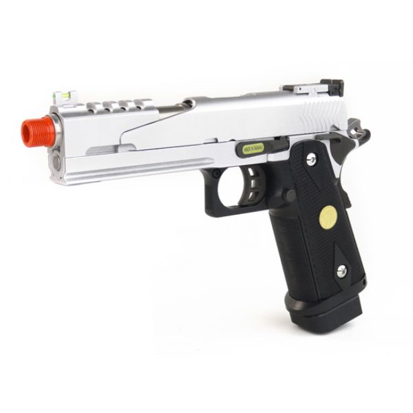 See Airsoft Pistol 1 Green Gas WE 404S 5.1 Blowback Pistol FPS-370 Airsoft Gun