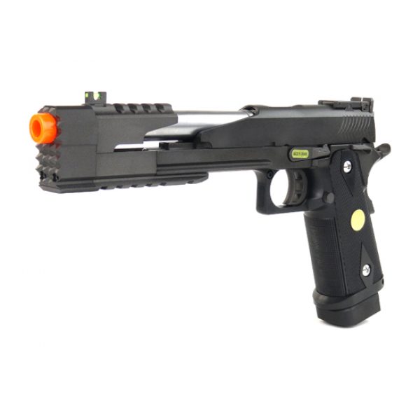 See Airsoft Pistol 1 Green Gas WE Dragon 404L 5.1 Blowback Pistol FPS-385 Airsoft Gun