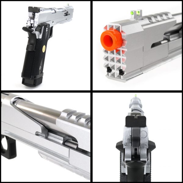 See Airsoft Pistol 2 Green Gas WE Dragon 404LS 5.1 Blowback Pistol FPS-420 Airsoft Gun