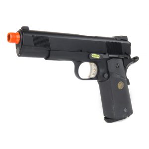 See Airsoft Pistol 1 Green Gas WE M.E.U. 412 Blowback Pistol FPS-390 Airsoft Gun (2 Magazines)