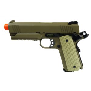 See Airsoft Pistol 1 Green Gas WE M1911 FPS-350 Blowback Airsoft Pistol
