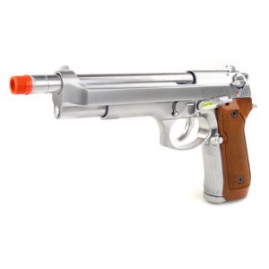 See Airsoft Pistol 1 Green Gas WE M92 418LS Long-A Blowback Pistol FPS-450 Airsoft Gun